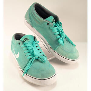 Nike SB Satire Suede 599081-310 Mint/Green Mens 11.5 Skaters Trainers Sneakers